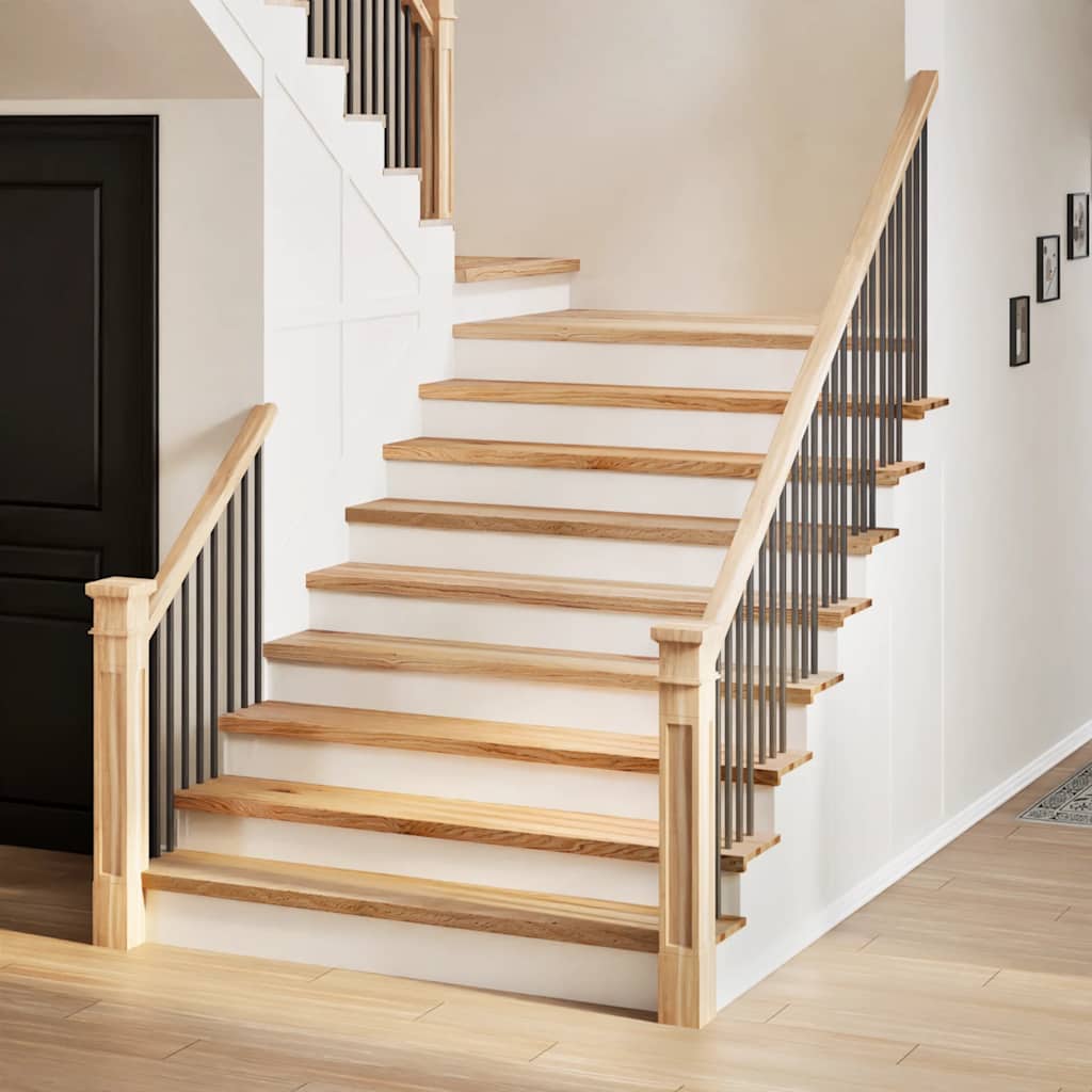 Gradini 20 pz 110x25x2 cm in Rovere Massello Non Trattato | homemem39