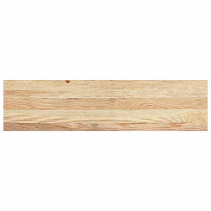 Gradini 20 pz 100x30x2 cm in Rovere Massello Non Trattato