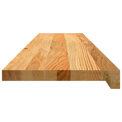 Gradini 4 pz Marrone Chiaro 110x30x2 cm Legno Massello Rovere | homemem39