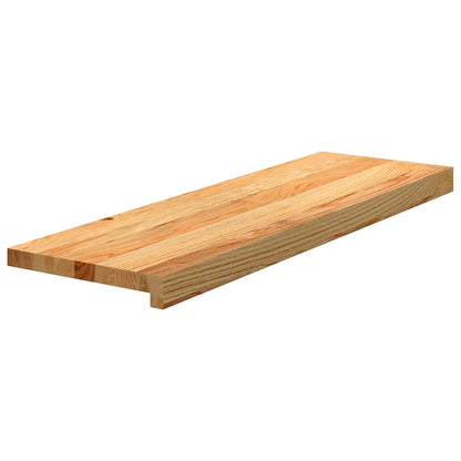 Gradini 12 pz Marrone Chiaro 80x25x2 cm Legno Massello Rovere