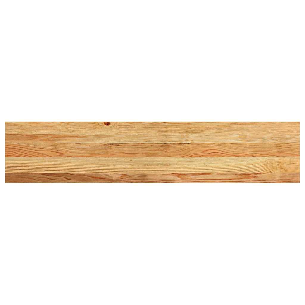 Gradini 12 pz Marrone Chiaro 120x25x2 cm Legno Massello Rovere