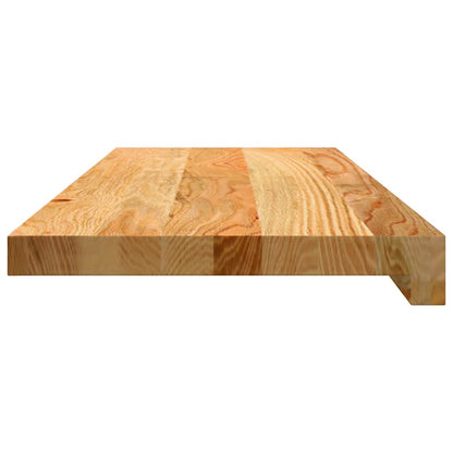Gradini 16 pz Marrone Chiaro 70x25x2 cm Legno Massello Rovere | homemem39