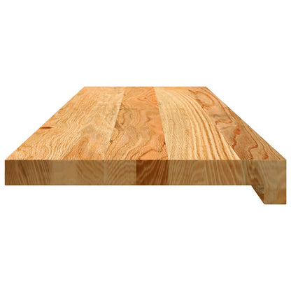 Gradini 16 pz Marrone Chiaro 90x30x2 cm Legno Massello Rovere | homemem39