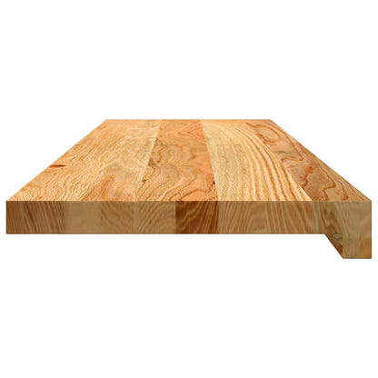 Gradini 20 pz Marrone Chiaro 80x25x2 cm Legno Massello Rovere | homemem39