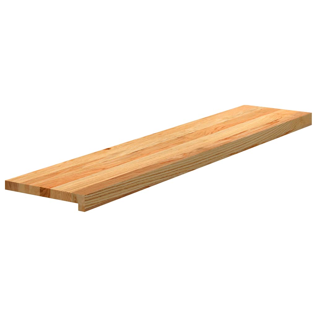 Gradini 20 pz Marrone Chiaro 120x25x2 cm Legno Massello Rovere | homemem39