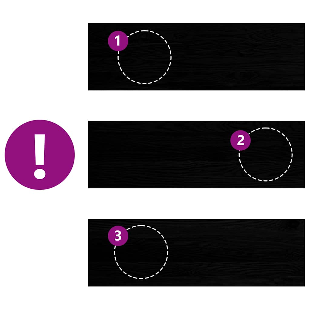 Gradini 4 pz Marrone Scuro 80x30x2 cm Legno Massello Rovere | homemem39