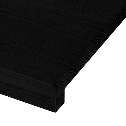 Gradini 4 pz Marrone Scuro 80x30x2 cm Legno Massello Rovere | homemem39