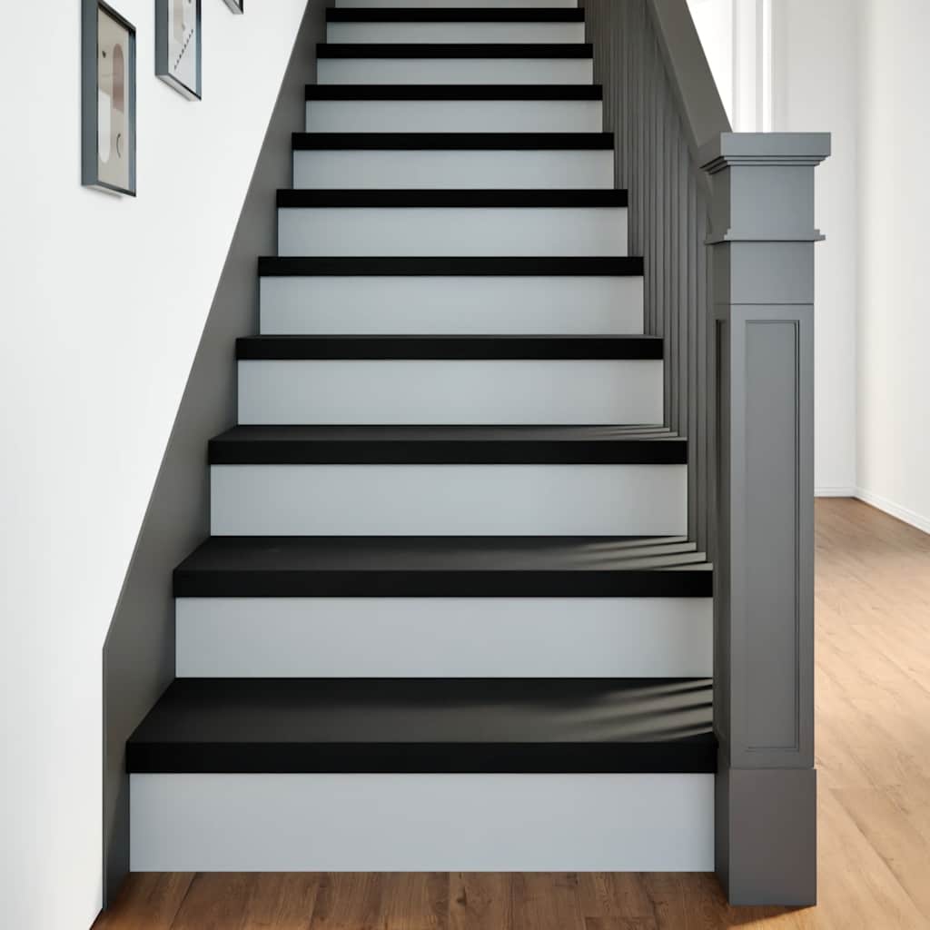 Gradini 4 pz Marrone Scuro 80x30x2 cm Legno Massello Rovere | homemem39