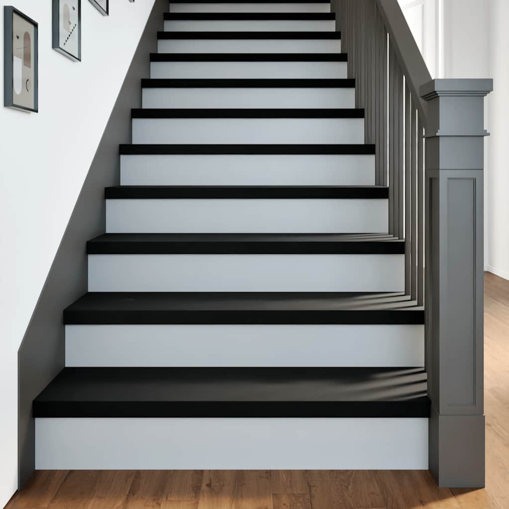 Gradini 4 pz Marrone Scuro 100x30x2 cm Legno Massello Rovere | homemem39