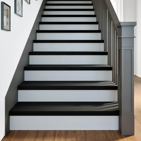 Gradini 8 pz Marrone Scuro 90x25x2 cm Legno Massello Rovere | homemem39
