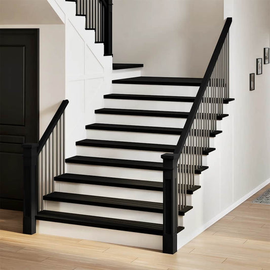 Gradini 8 pz Marrone Scuro 120x25x2 cm Legno Massello Rovere | homemem39