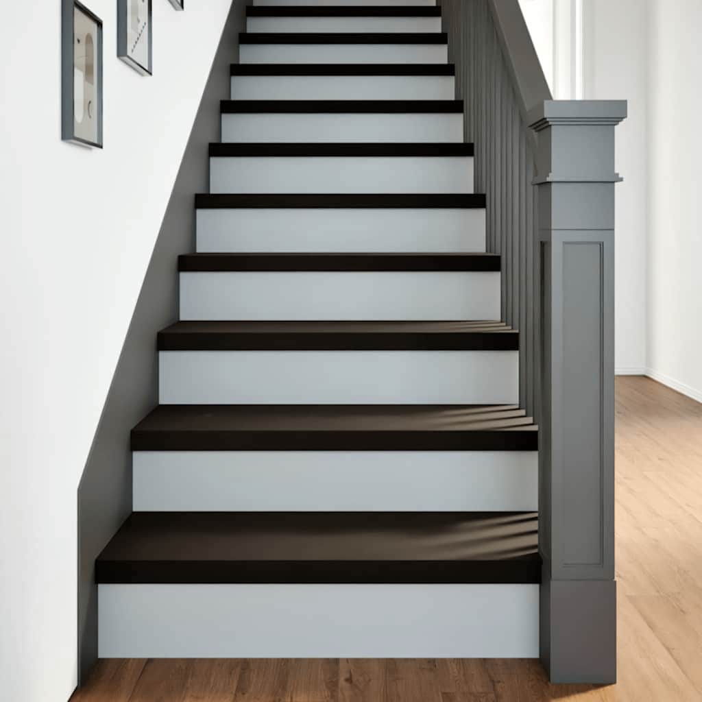 Gradini 12 pz Marrone Scuro 70x25x2 cm Legno Massello Rovere | homemem39