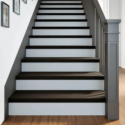 Gradini 12 pz Marrone Scuro 90x30x2 cm Legno Massello Rovere | homemem39