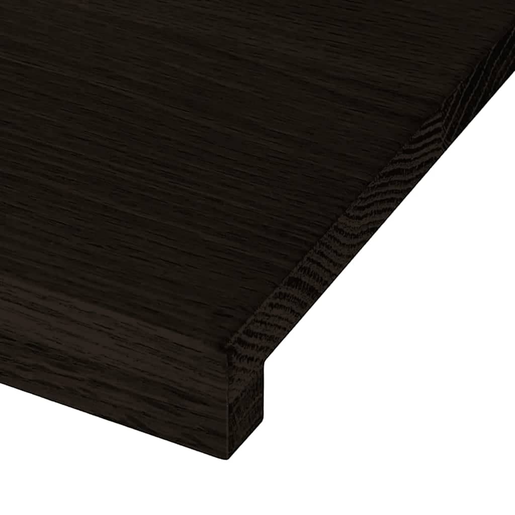 Gradini 12 pz Marrone Scuro 110x30x2 cm Legno Massello Rovere | homemem39