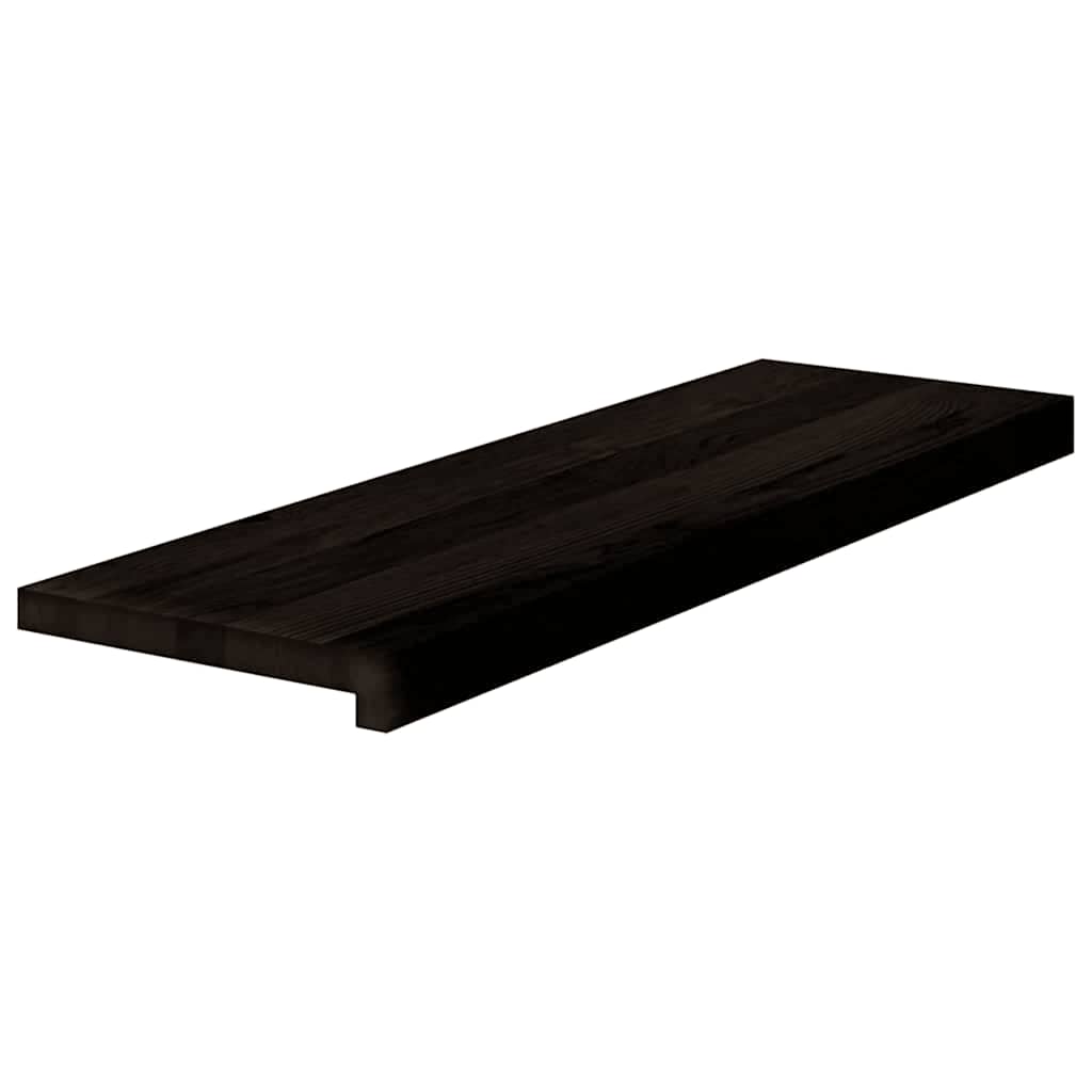 Gradini 16 pz Marrone Scuro 80x25x2 cm Legno Massello Rovere | homemem39