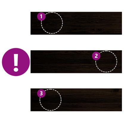 Gradini 16 pz Marrone Scuro 100x25x2 cm Legno Massello Rovere | homemem39