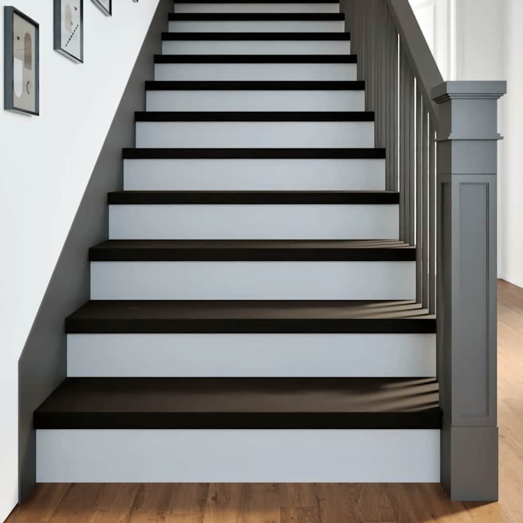 Gradini 16 pz Marrone Scuro 100x25x2 cm Legno Massello Rovere | homemem39