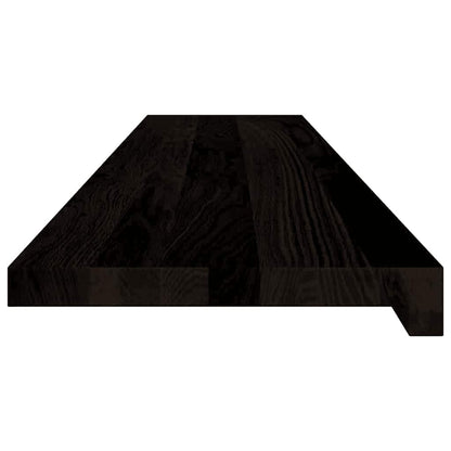 Gradini 16 pz Marrone Scuro 120x25x2 cm Legno Massello Rovere