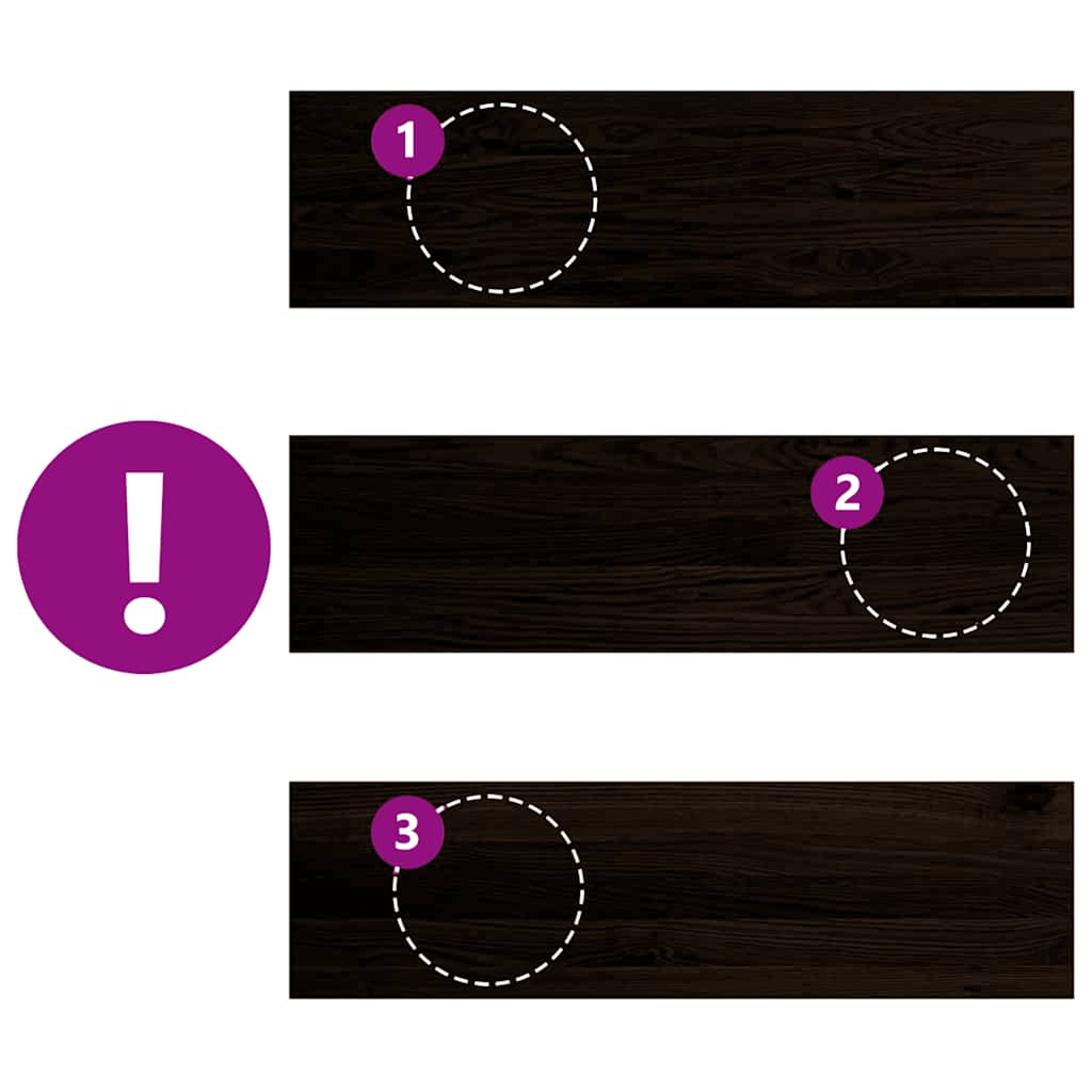 Gradini 16 pz Marrone Scuro 90x30x2 cm Legno Massello Rovere | homemem39