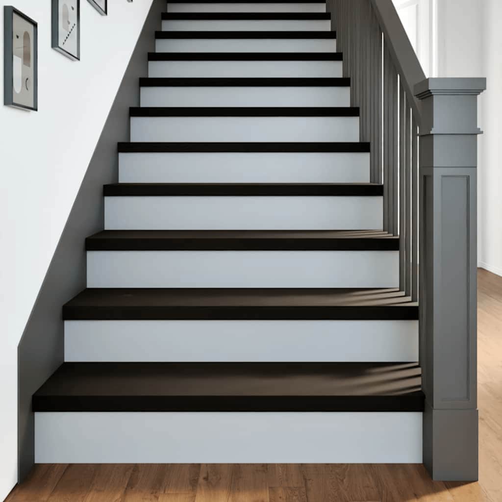 Gradini 16 pz Marrone Scuro 90x30x2 cm Legno Massello Rovere | homemem39