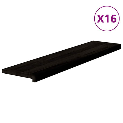 Gradini 16 pz Marrone Scuro 110x30x2 cm Legno Massello Rovere | homemem39