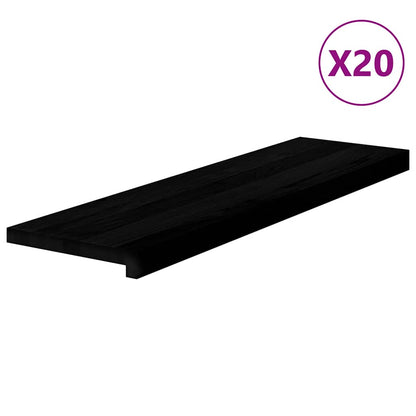 Gradini 20 pz Marrone Scuro 90x30x2 cm Legno Massello Rovere | homemem39