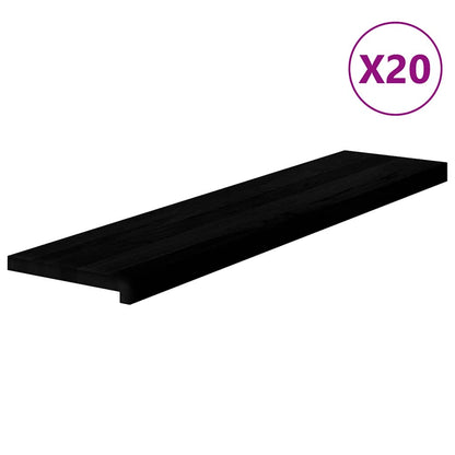 Gradini 20 pz Marrone Scuro 110x30x2 cm Legno Massello Rovere | homemem39