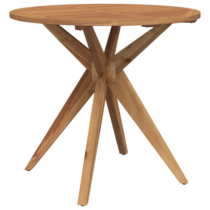 Set da Pranzo per Giardino 5 pz in Legno Massello di Acacia