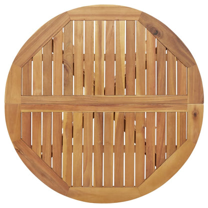 Set da Pranzo per Giardino 5 pz in Legno Massello di Acacia