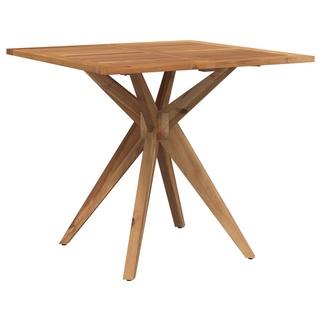 Set da Pranzo per Giardino 3 pz in Legno Massello di Acacia