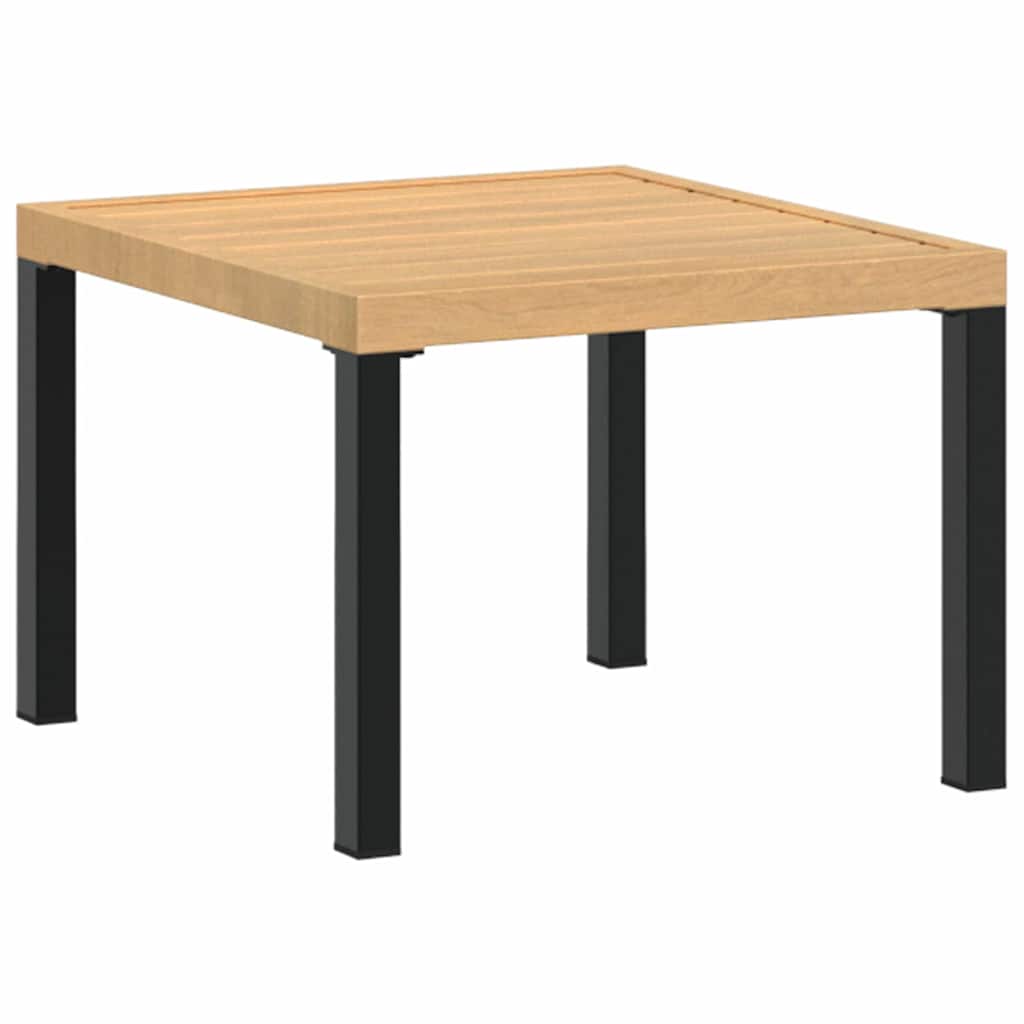 Set Panche Giardino Cuscini 4pz Nero Acciaio Verniciato Polvere | homemem39