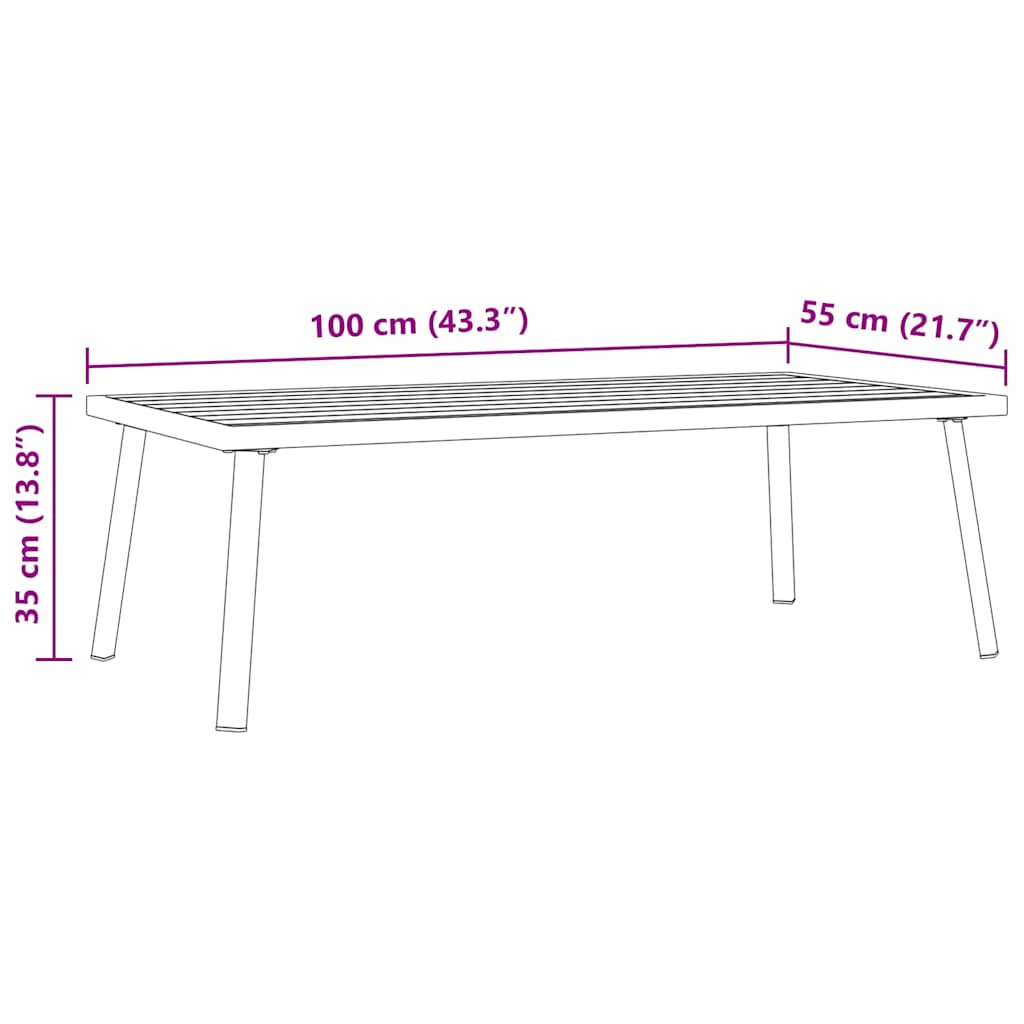 Set Divano da Giardino con Cuscini Nero Acciaio e Textilene - homemem39