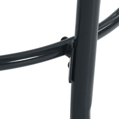 Set Sedie Giardino Reclinabili 3pz Antracite Acciaio Verniciato - homemem39