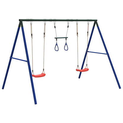 Set Gioco da Esterno con Altalene e Trapezio | homemem39