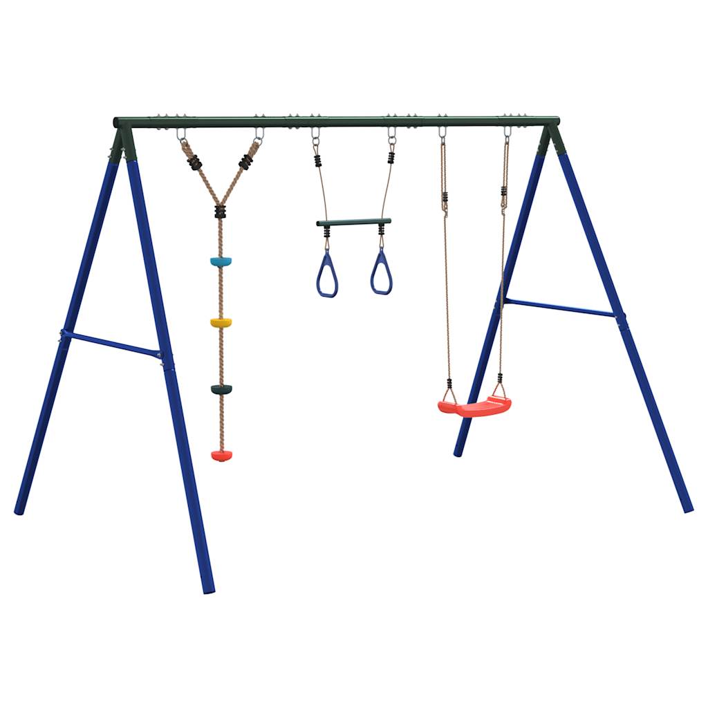 Set Gioco da Esterno con Altalena Trapezio e Altalena a Disco | homemem39