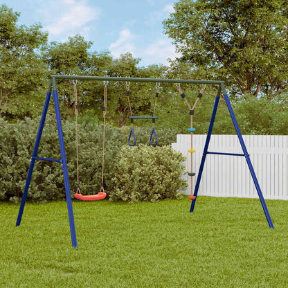 Set Gioco da Esterno con Altalena Trapezio e Altalena a Disco | homemem39