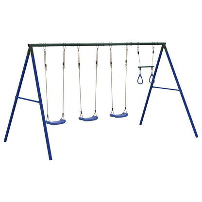 Set Gioco da Esterno con Altalene e Trapezio | homemem39