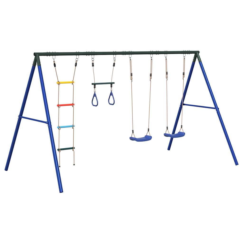 Set Gioco da Esterno con Altalene Trapezio e Scala | homemem39