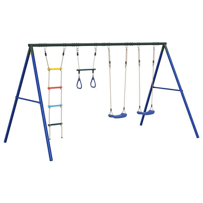 Set Gioco da Esterno con Altalene Trapezio e Scala | homemem39