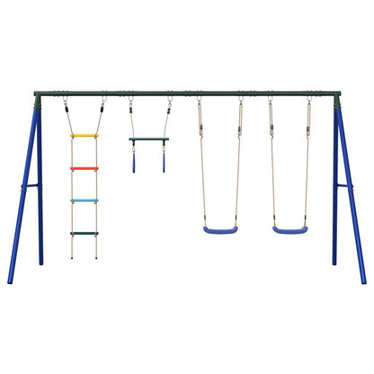 Set Gioco da Esterno con Altalene Trapezio e Scala | homemem39