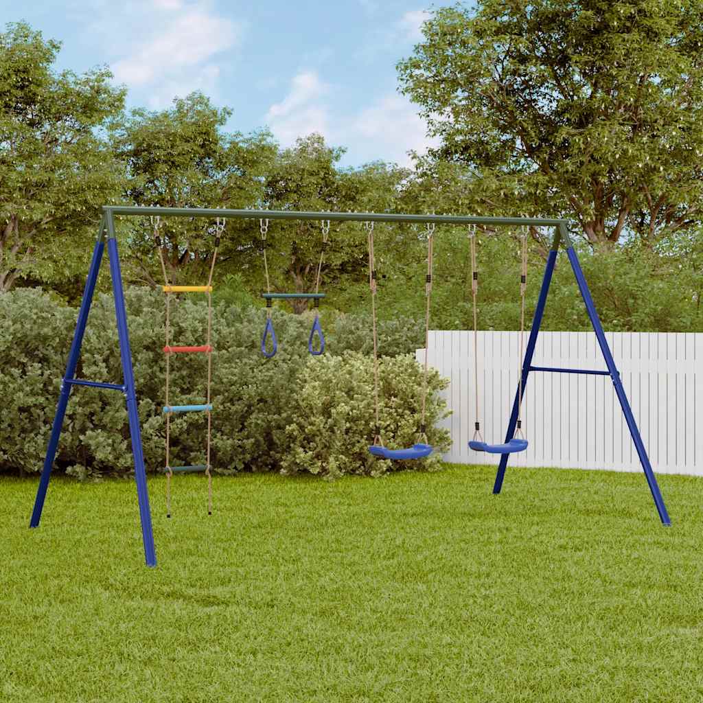 Set Gioco da Esterno con Altalene Trapezio e Scala