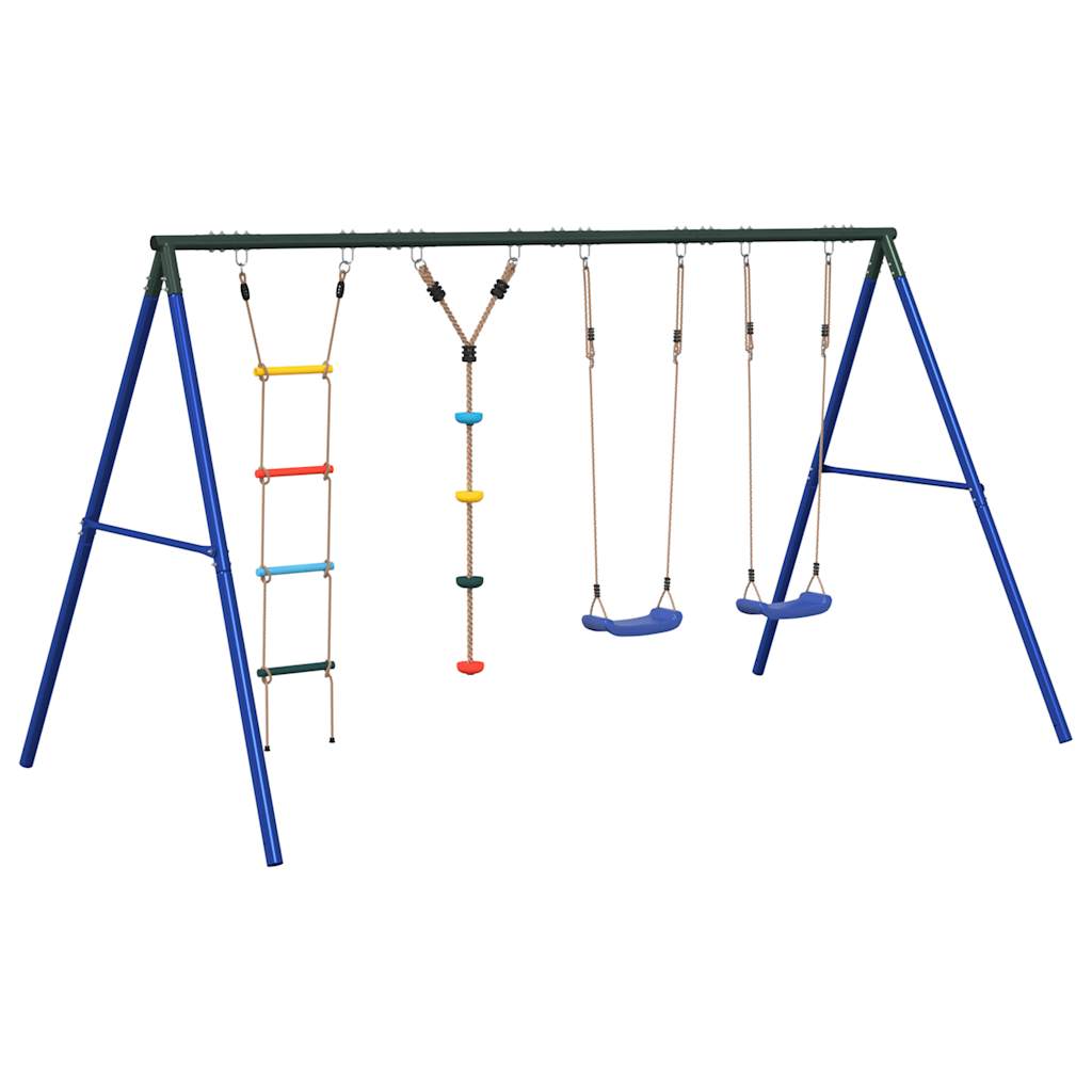 Set Gioco da Esterno con Altalene Scala e Altalena a Disco