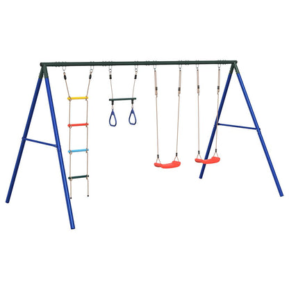 Set Gioco da Esterno con Altalene Trapezio e Scala | homemem39