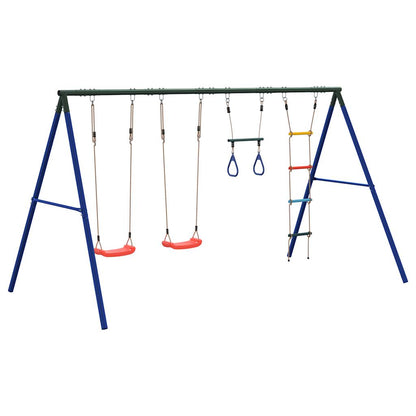 Set Gioco da Esterno con Altalene Trapezio e Scala | homemem39