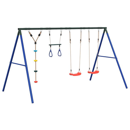 Set Gioco da Esterno con Altalene Trapezio e Altalena a Disco | homemem39