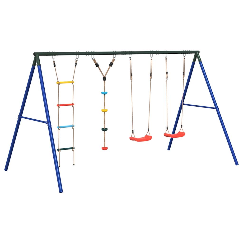 Set Gioco da Esterno con Altalene Scala e Altalena a Disco | homemem39