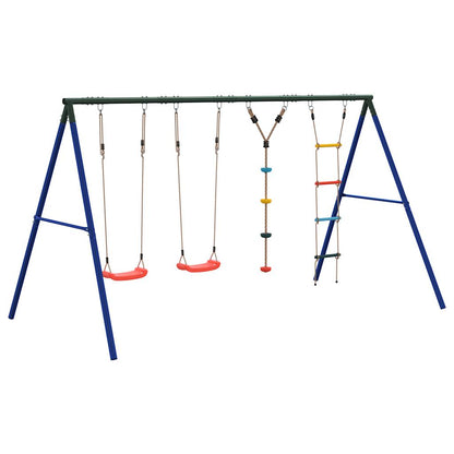 Set Gioco da Esterno con Altalene Scala e Altalena a Disco | homemem39