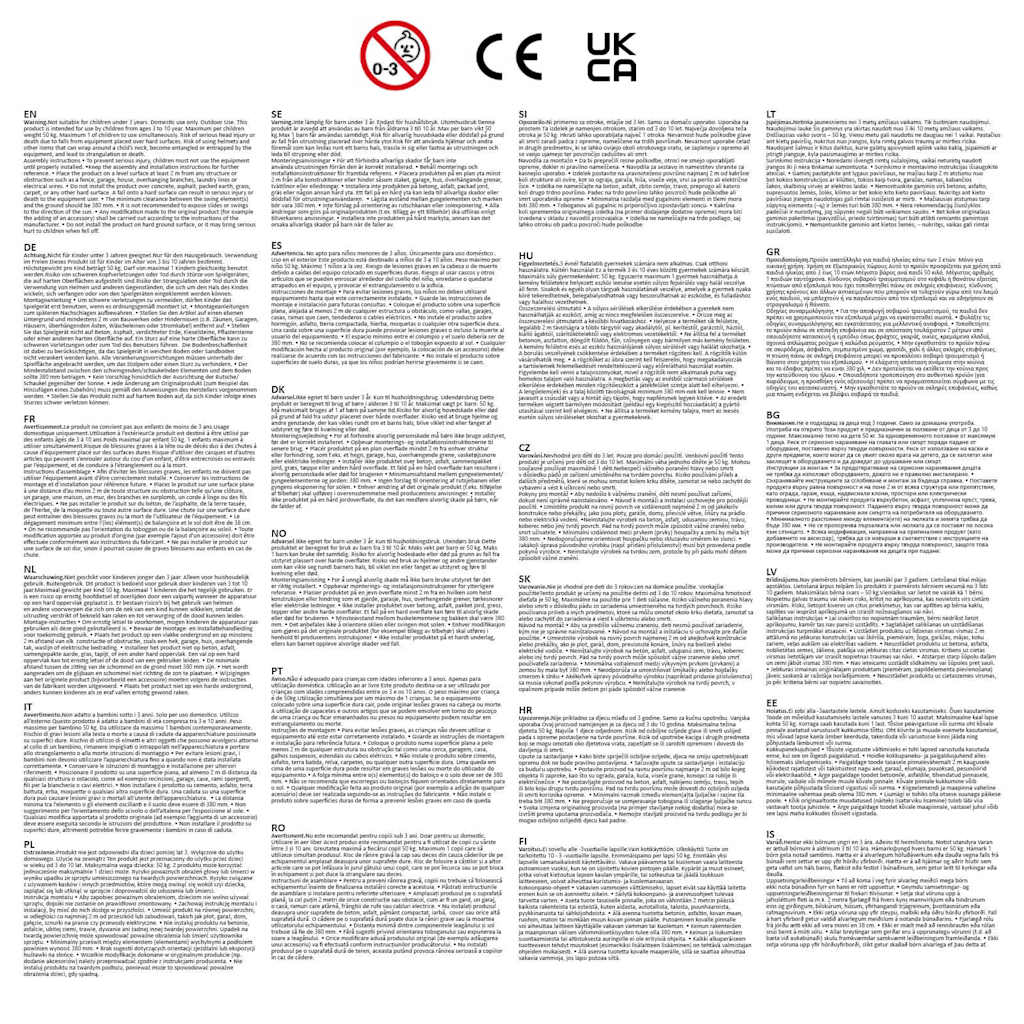 Set Gioco da Esterno con Altalene Scala e Altalena a Disco | homemem39