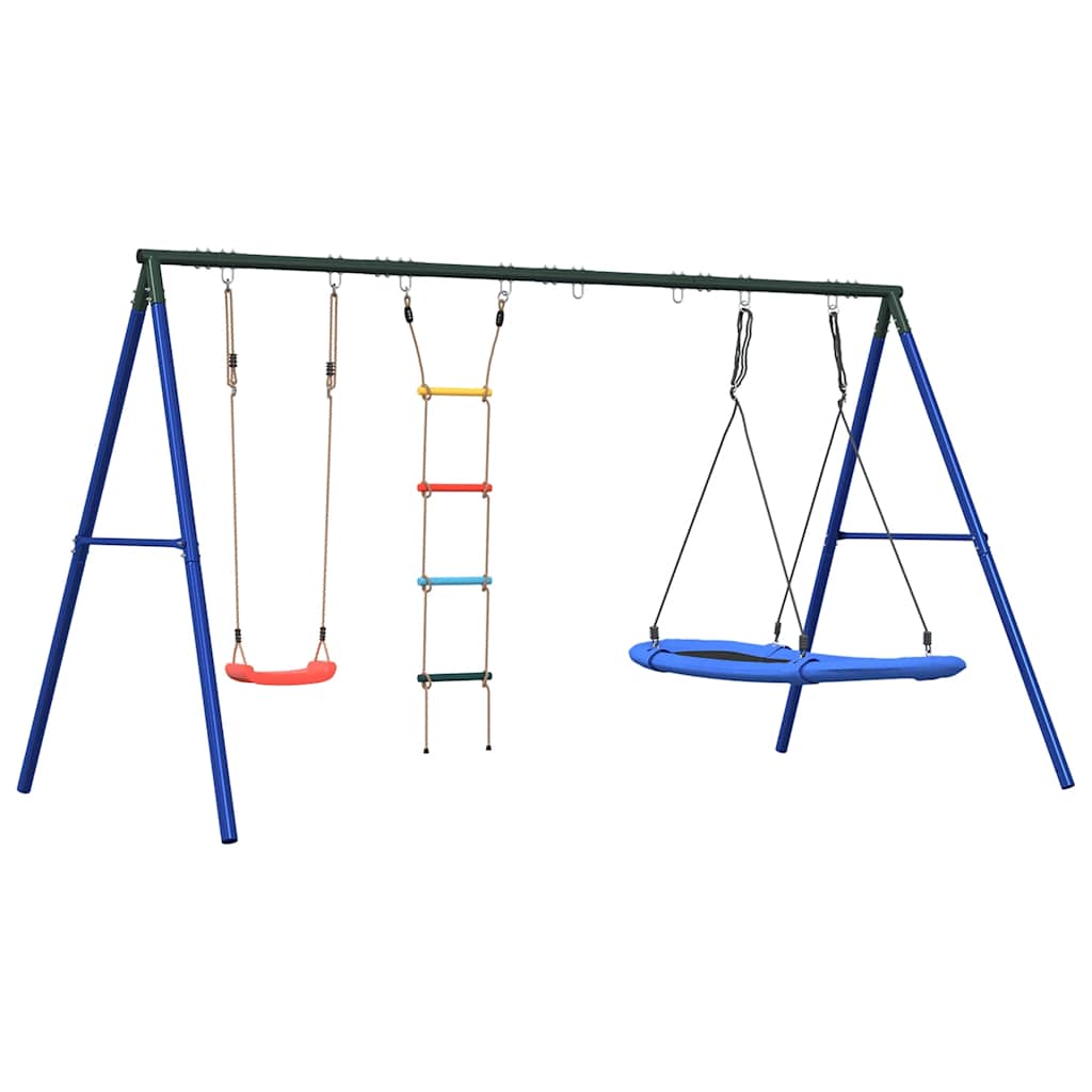 Set Gioco da Esterno con Altalena Scala e Altalena a Nido | homemem39