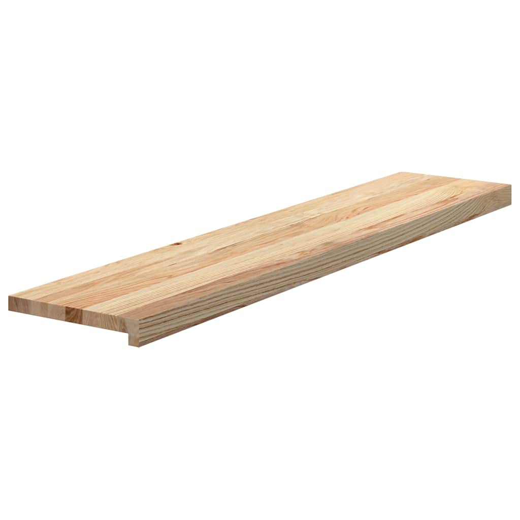 Gradini 2 pz 120x25x2 cm in Rovere Massello Non Trattato | homemem39